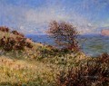 On the Cliff at Fecamp Claude Monet